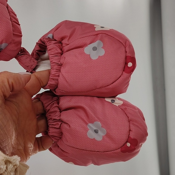 Mayoral infant size 2 to 4 months pink floral with hood easy in and off - Picture 7 of 11